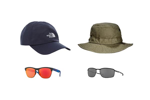 sun hats and sunglasses for paddle boarding